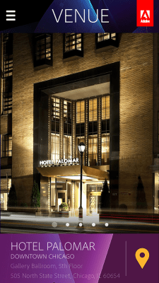 Screenshot of the application DPS Symposium 2015 - #4