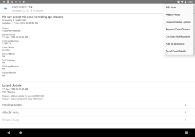 Screenshot of the application Cisco Technical Support - #11