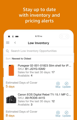 Screenshot of the application Amazon Seller - #5