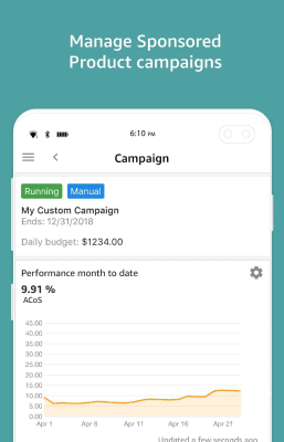 Screenshot of the application Amazon Seller - #6