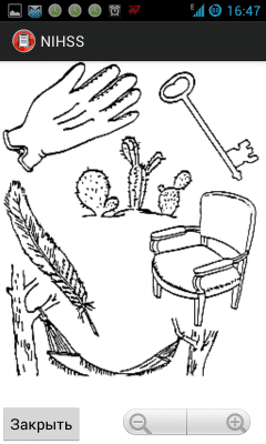 Screenshot of the application NIHSS - #5