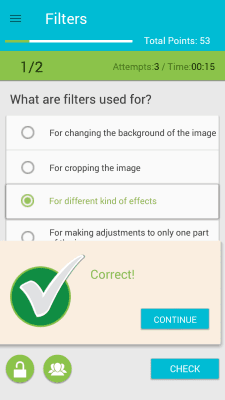 Screenshot of the application Learning PHOTOSHOP - #4