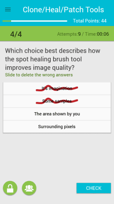Screenshot of the application Learning PHOTOSHOP - #5