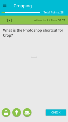 Screenshot of the application Learning PHOTOSHOP - #6