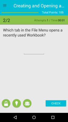 Screenshot of the application Learn Excel - #6