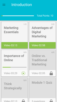 Screenshot of the application Learning Digital Marketing - #2