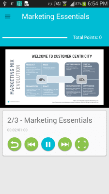 Screenshot of the application Learning Digital Marketing - #3