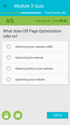Screenshot of the application Learning Digital Marketing - #4