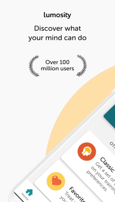 Screenshot of the application Lumosity - #1