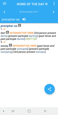 Screenshot of the application EnglishPortuguese Mini Dictionary - #4