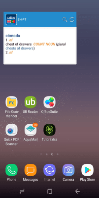 Screenshot of the application EnglishPortuguese Mini Dictionary - #7