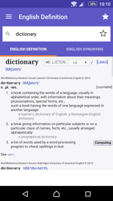 Screenshot of the application English-Russian Dictionary at WordReference - #2
