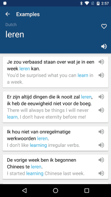Screenshot of the application Dutch English Dictionary - #3