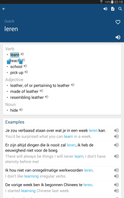 Screenshot of the application Dutch English Dictionary - #7