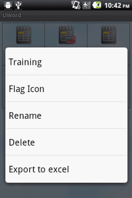 Screenshot of the application UWord - Dictionary - #5
