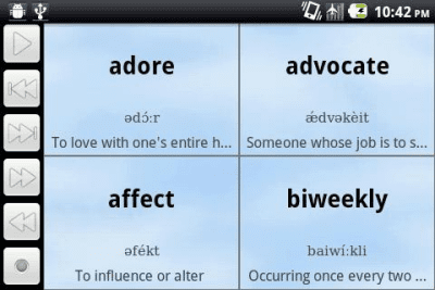Screenshot of the application UWord - Dictionary - #6