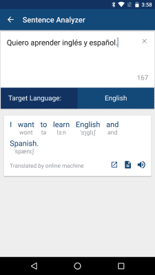 Screenshot of the application Bravolol Spanish English Dictionary - #3