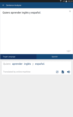 Screenshot of the application Bravolol Spanish English Dictionary - #7