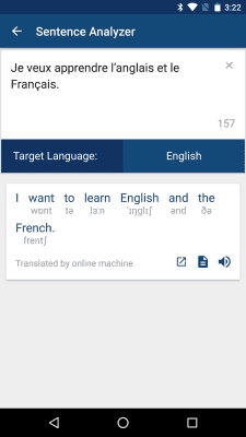 Screenshot of the application French English Dictionary - #4