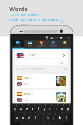 Screenshot of the application Lingua.ly - Learn English! - #1