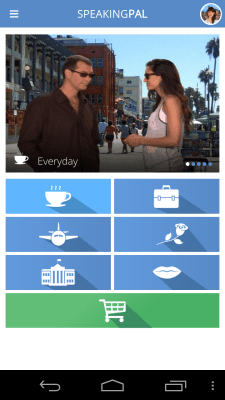 Screenshot of the application SpeakingPal - #1