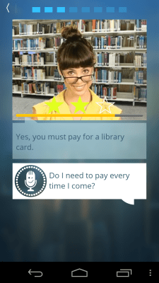 Screenshot of the application SpeakingPal - #3