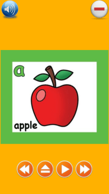 Screenshot of the application English alphabet for children - #1