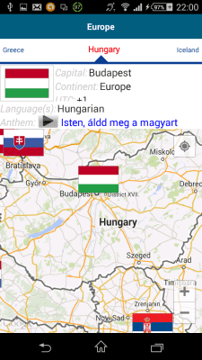 Screenshot of the application Hungarian 50 languages - #7