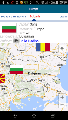 Screenshot of the application Bulgarian 50 languages - #8
