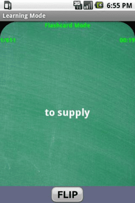 Screenshot of the application Spanish Verbs Pro Edition - #3