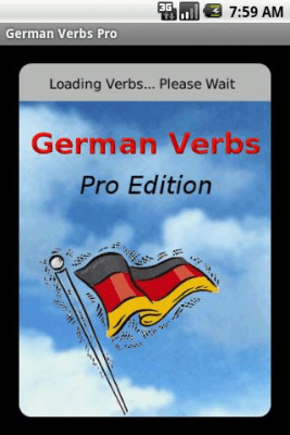 Screenshot of the application German Verbs Pro - #1