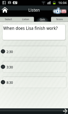 Screenshot of the application EDO Mobile (EDO-M) - #4
