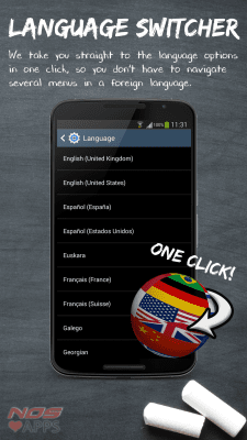 Screenshot of the application Language Switcher - #3