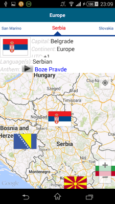 Screenshot of the application Serbian 50 languages - #8