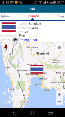 Screenshot of the application Thai 50 Languages - #8
