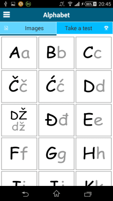 Screenshot of the application Croatian 50 languages - #5