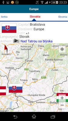 Screenshot of the application Slovak 50 languages - #7