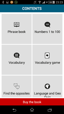 Screenshot of the application Slovak 50 languages - #8