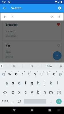 Screenshot of the application Learn Thai - Phrasebook - #8