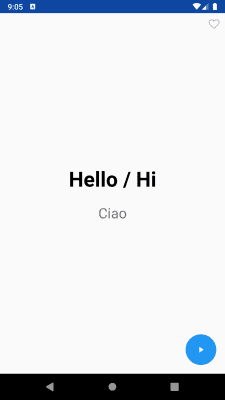 Screenshot of the application Learn Italian Phrasebook - #3