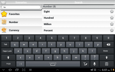 Screenshot of the application Financial Chinese - #8