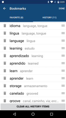 Screenshot of the application Portuguese English Dictionary - #5