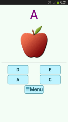 Screenshot of the application English for Kids: ABC - #3