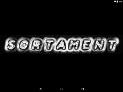 Screenshot of the application Sortament - #7