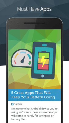 Screenshot of the application Drippler - Android Tips & Apps - #2