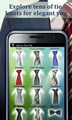 Screenshot of the application How to tie a tie from Artfonica - #7