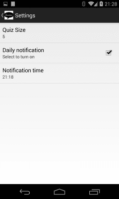 Screenshot of the application Quotes - #6