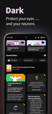 Screenshot of the application Deepstash - #6