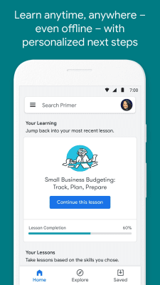 Screenshot of the application Google Primer - #3