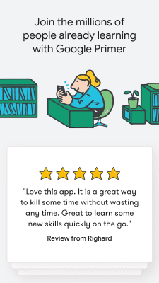 Screenshot of the application Google Primer - #5
